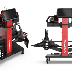 Trolley for 3-point wheel clamps